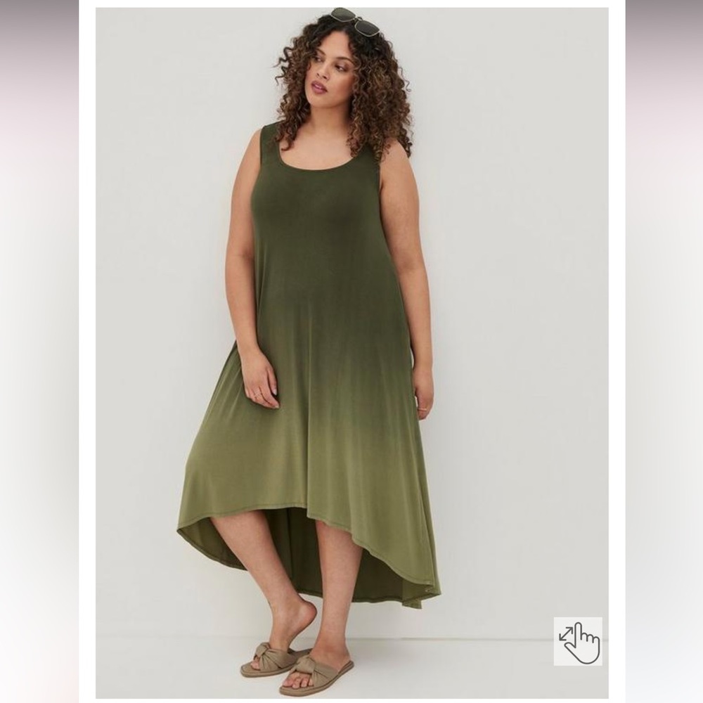 Torrid maxi hi low dress